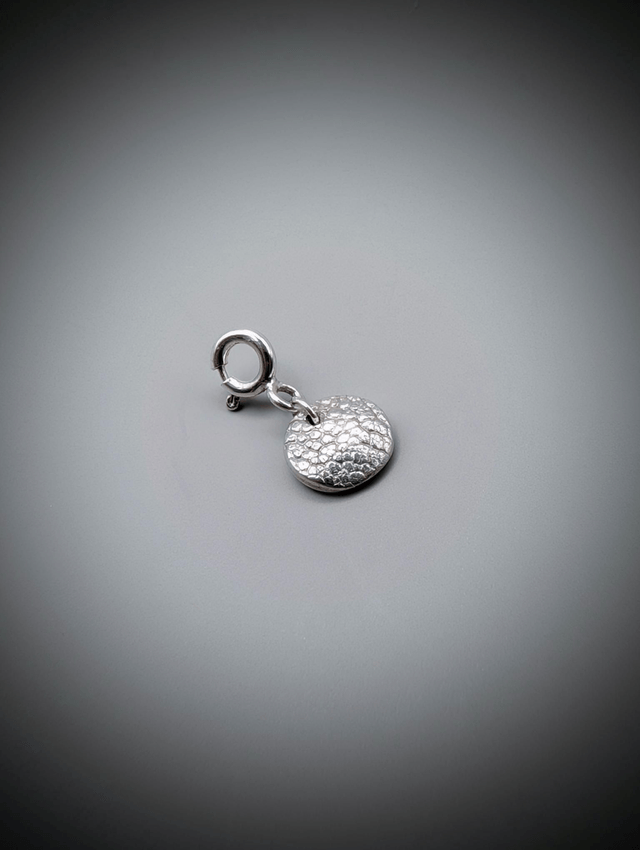Pet Nose Print Bracelet, Sterling Silver Belcher Bracelet with Sterling Silver Charm