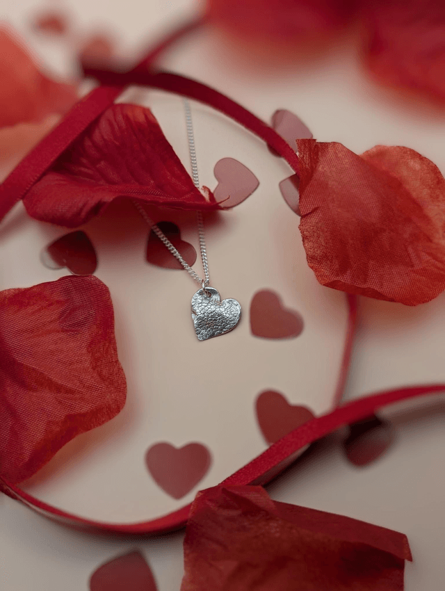 Pet Nose Print Necklace - Heart Shaped