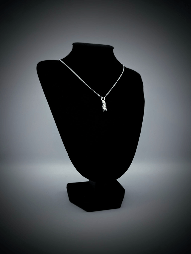 Lucky Rabbit's Foot Necklace, Sterling Silver  