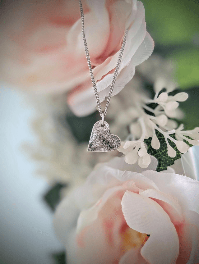 Pet Nose Print Necklace - Heart Shaped